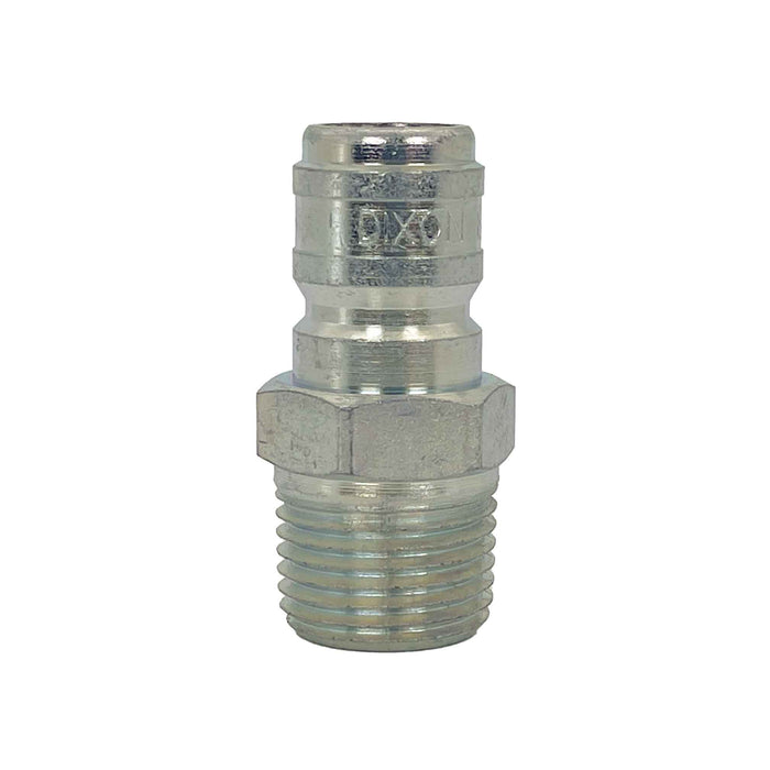 Dixon E4M4, E Series FST Straight Thru, 1/2" Body Plug x 1/2" Male Threaded (Steel)