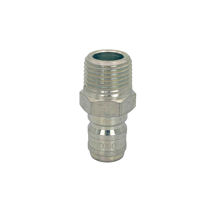 Dixon E4M4, E Series FST Straight Thru, 1/2" Body Plug x 1/2" Male Threaded (Steel)