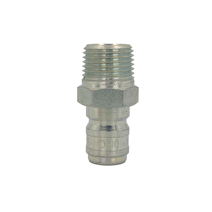 Dixon E4M4, E Series FST Straight Thru, 1/2" Body Plug x 1/2" Male Threaded (Steel)