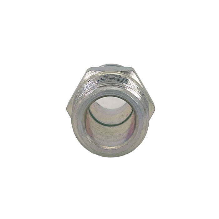 Dixon E4M4, E Series FST Straight Thru, 1/2" Body Plug x 1/2" Male Threaded (Steel)