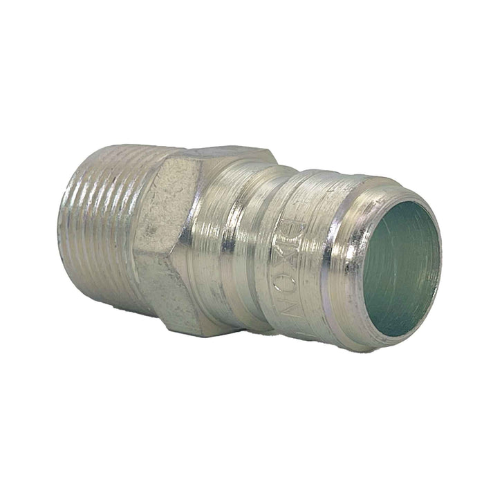 Dixon E6M6, E Series FST Straight Thru, 3/4" Body Plug x 3/4" Male Threaded (Steel)